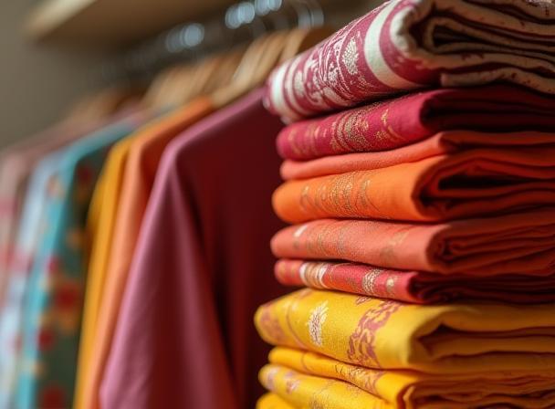 Image showcasing fashionable Aakriti Living apparel.